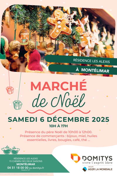 AFFICHE MONTELIMAR MARCHE NOEL 2025 A4