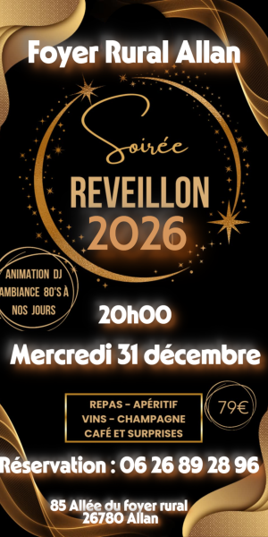 AFFICHE REVEILLON 2026