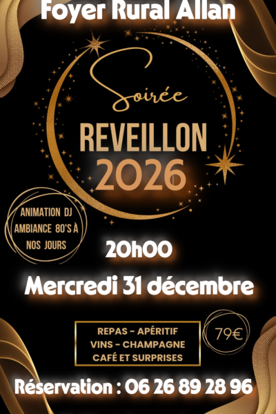 AFFICHE REVEILLON 2026