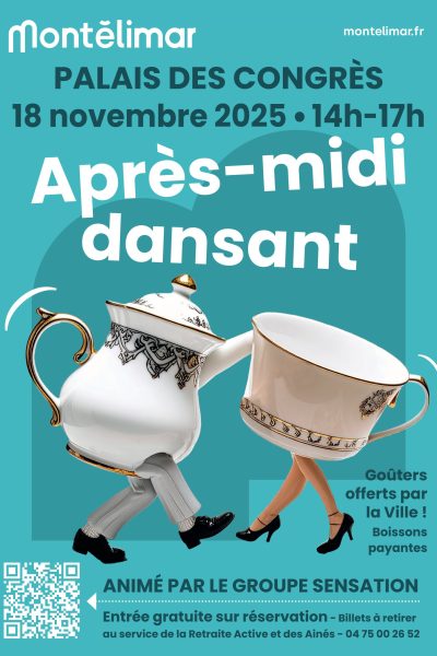 AFFICHE THE DANSANT 18 NOV